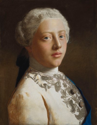 Retrato, de, george, príncipe, de, gales de Jean Étienne Liotard